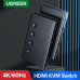 Перемикач 4 комп'ютери до 1 монітора Ugreen Switch HDMI USB 4k 60hz (UG-70439)