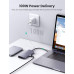 Хаб для Macbook Pro Air M1 M2 9-в-1 Ugreen 4k 60hz Type-C USB 3.0 HDMI VGA 100W