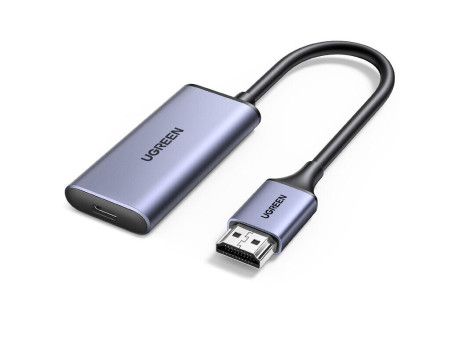 Адаптер UGREEN HDMI to Type-C 4k 60hz для очков AR/VR ПК Switch PS5/4 (UG-70693)