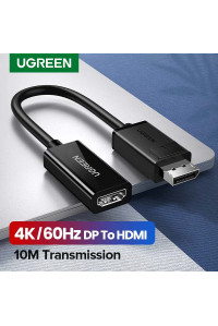 Переходник DisplayPort HDMI Ugreen 4k 60hz 2k 144hz 1080 240hz (UG-70694)