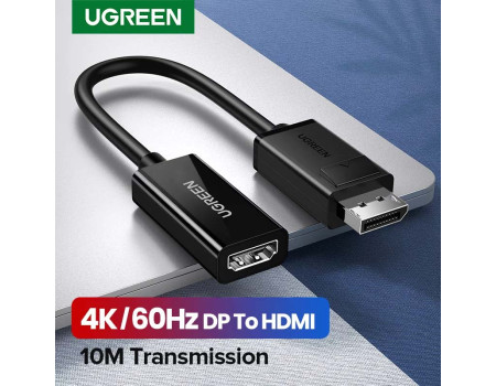 Перехідник DisplayPort HDMI Ugreen 4k 60hz 2k 144hz 1080P 240hz (UG-70694)