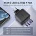 Зарядний пристрій Ugreen GaN 65W 4 USB PD QC4.0 (UG-70774)
