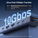  Хаб Type-C DisplayPort 6-в-1 4k 60hz PD 100W USB 3.2 10 Гбит/с Ugreen (UG-75244)