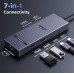 USB-хаб Type-C DisplayPort 7-в-1 4k 60hz RJ45 PD100W USB 3.2 10 Гбіт/с Ugreen (75774)