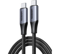 Кабель Type-C Type-C USB 3.2 Gen2 10 Гбит/с 4k 60hz Ugreen 5A PD 3.1 240W QC4.0 для Macbook 1 метр (UG-80150)