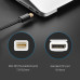 Кабель mini DP Displayport 1.4 Thunderbolt 2 HDR Ugreen 8K 60Hz 4K 144Hz 2K 240Hz двунаправленный (UG-80663)