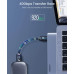 Ugreen USB C хаб адаптер 6-в-1 USB 3.0 HDMI 4K PD 100W Thunderbolt 3 для Macbook Pro Air