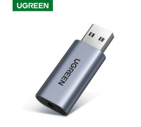 Карта Ugreen 2 в 1 USB AUX OTG OMTP/CTIA (UG-80864)