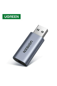 Карта Ugreen 2 в 1 USB AUX OTG OMTP/CTIA (UG-80864)
