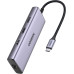 Хаб USB-C 2 x HDMI 4k 60hz Ugreen 9-в-1 PD 60W USB 3.0 RJ45 Thunderbolt 4