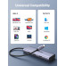 Хаб USB-C 2 x HDMI 4k 60hz Ugreen 9-в-1 PD 60W USB 3.0 RJ45 Thunderbolt 4
