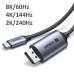  Кабель Type-C DisplayPort 1.4 8k-60hz 4k-144hz 2k-240hz HDR 3D USB-C DP UGREEN Thunderbolt 4