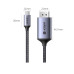 Кабель Type-C DisplayPort 1.4 8k-60hz 4k-144hz 2k-240hz HDR 3D USB-C DP UGREEN Thunderbolt 4