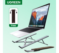 Алюминиевая складная подставка для ноутбука UGREEN с чехлом space gray (UG-90312)
