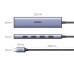 Хаб Type-C 5-в-1 Ugreen Type-C HDMI 4K USB 3.0 для MacBook Pro Air Huawei Lenovo Dell