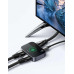 UGREEN HDMI 2.1 Switch HDMI Splitter Разветвитель Переключатель 2 в 1 8K 60Hz 4K 144Hz двунаправленный (90385A)