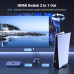 UGREEN HDMI 2.1 Switch HDMI Splitter Разветвитель Переключатель 2 в 1 8K 60Hz 4K 144Hz двунаправленный (90385A)