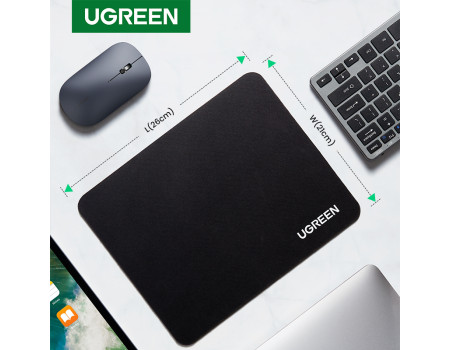 Килимок для миші UGREEN нековзкий 26*21 см чорний