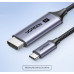  Кабель Type-C HDMI 2.1 8k 60hz 4k 144hz 2k 240hz Ugreen HDR10 Thunderbolt 4 (UG-CM565)