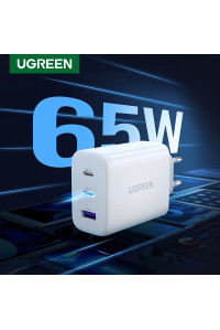Мережевий зарядний пристрій UGREEN 65W PD3.0 QC4.0 USB-A Type-C (UG-90496)