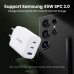 Мережевий зарядний пристрій UGREEN 65W PD3.0 QC4.0 USB-A Type-C (UG-90496)