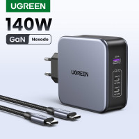 Зарядний пристрій Ugreen GAN 140W Nexode Type-C PD3.1 + кабель 240W (UG-90549)