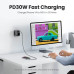 Зарядний пристрій із розеткою 16A 4-в-1 Ugreen GAN 30W PD3.0 QC3.0 (UG-90613)
