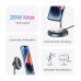 Бездротова зарядка для iPhone 16 15 14 13 12 та AirPods MagFlow 2-в-1 UGREEN Qi1 (UG-90668)