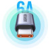 Кабель USB Type-C витой UGREEN 100W 66W 6A для быстрой зарядки (UG-90790)