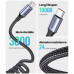 Кабель USB Type-C витой UGREEN 100W 66W 6A для быстрой зарядки (UG-90790)