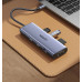 USB Хаб Type-C Displayport DP Thunderbolt 3/4 HDMI 4k 60hz VGA USB 3.0 10-в-1 Ugreen (UG-90887)