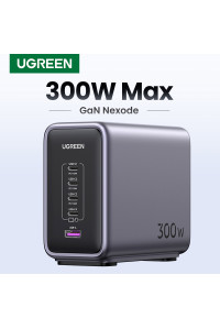 Зарядний пристрій UGREEN Nexode GAN 300W 4xUSB-C USB-A PD3.1 (UG-90903)