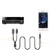 Кабель 3.5 мм 2 RCA AUX 24к Ugreen (UG-AV102)
