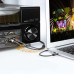 Кабель 2 RCA 3.5 Jack AUX Hi-Fi Ugreen нейлон (UG-AV116)