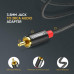 Кабель 2 RCA 3.5 Jack AUX Hi-Fi Ugreen нейлон (UG-AV116)