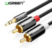 Кабель 2 RCA 3.5 mini-jack Hi-Fi Ugreen (UG-AV116)