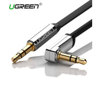 Кабель 3.5 мм 3.5 мм AUX 90° UGREEN (UG-AV119-BK)
