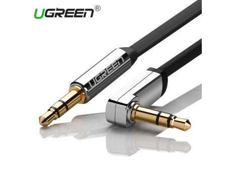 Кабель 3.5 мм 3.5 мм AUX 90° UGREEN (UG-AV119-BK)