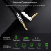 Кабель 3.5 мм 3.5 мм AUX 90° UGREEN (UG-AV119-BK)