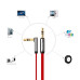 Кабель AUX 3.5 mm 3.5 mm 90° Ugreen (UG-AV119-RD)