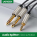 Аудио кабель 6.3 (6.5) 3.5 мм TRS TS Hi-Fi Ugreen Black (UG-AV126)