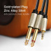 Аудио кабель 6.3 (6.5) 3.5 мм TRS TS Hi-Fi Ugreen Black (UG-AV126)