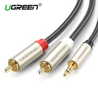 Кабель 2 RCA 3.5 мм AUX Ugreen (UG-AV135)