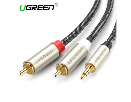 Кабель 2 RCA 3.5 мм AUX Ugreen (UG-AV135)