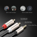 Кабель 2 RCA 3.5 мм AUX Ugreen (UG-AV135)