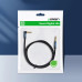 Кабель AUX 3.5 mm на 3.5 mm кутовий 90 градусів Hi-Fi нейлон Ugreen (UG-AV139)