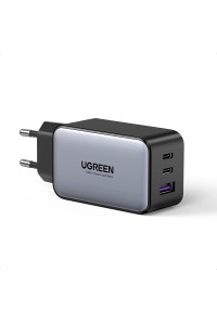 Зарядка Ugreen GaN 65W Nexode PD USB-C USB-A (UG-10335)