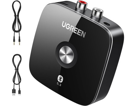 Ugreen Bluetooth 5.3 адаптер 2 RCA AUX приемник (UG-30445) 