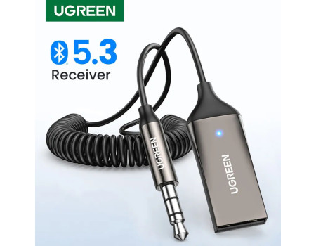 Bluetooth в машину для телефону Ugreen AUX Bluetooth 5.3 (CM309)