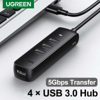 USB хаб с внешним питанием 4*USB 3.0 Ugreen (UG-CM416)